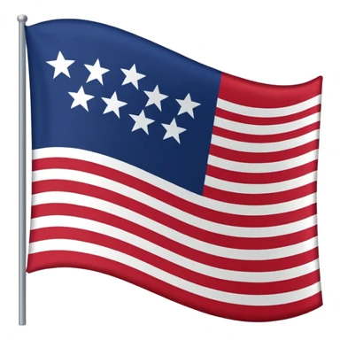 New England Patriots flag sticker