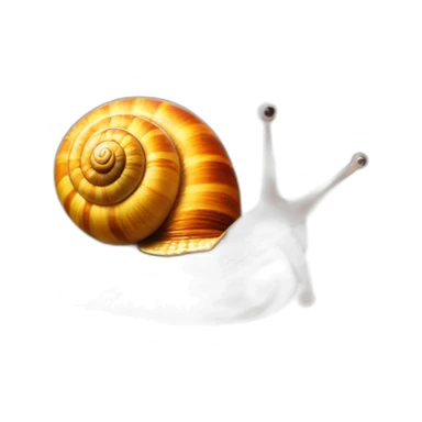 a catalan snail on a table surf sticker