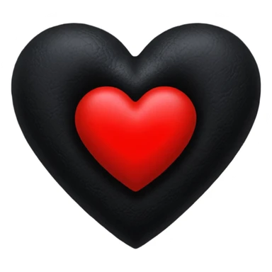 goth heart with a dark velvet cushion sticker