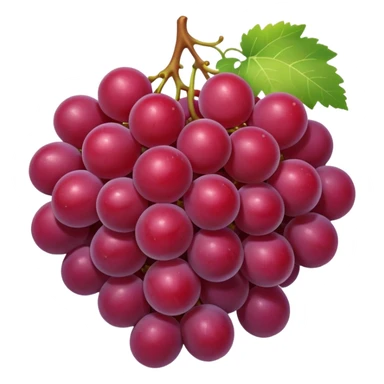 red grapes sticker