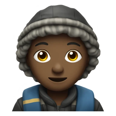 Refugees on a boat on sea sticker