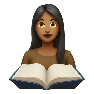 Mulher lendo a biblia  sticker