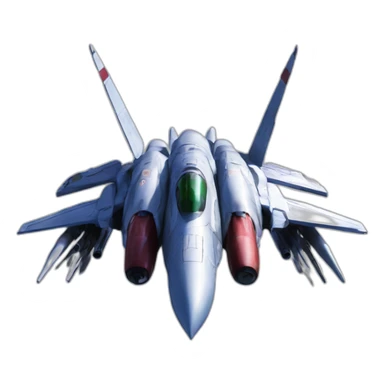 macross plus yf-19 head closeup sticker