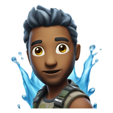 Fortnite water sprite sticker