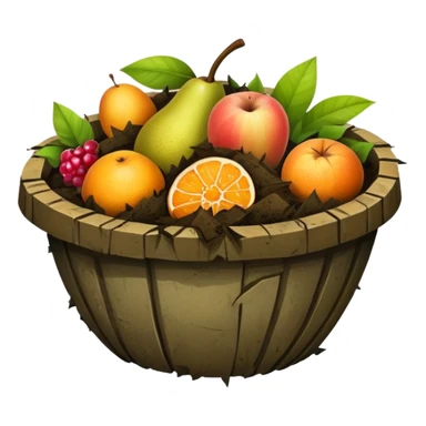 Fruit Scraps compost  sticker
