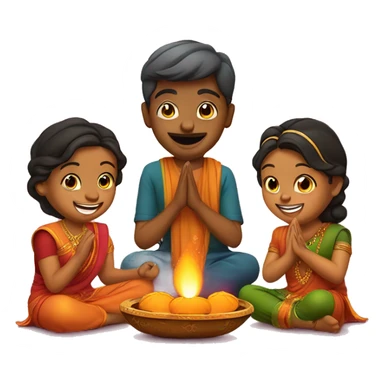 Wishing you a Diwali filled with love, laughter, and the sweetness of festive treats. Have a joyous celebration! sticker