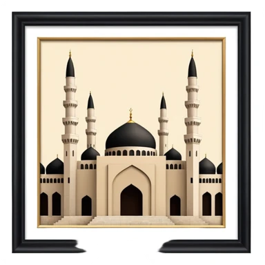 umroh makkah building sticker
