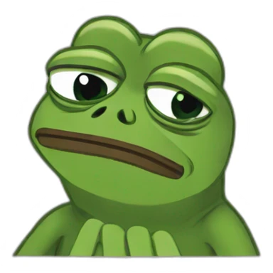 sad sad pepe sticker
