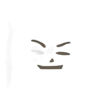 A sign written Bom dia sticker