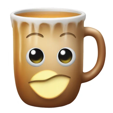 Mug of hot apple cider sticker