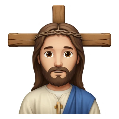 Jesus avec la croix sticker