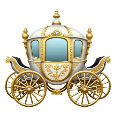 wedding carriage sticker