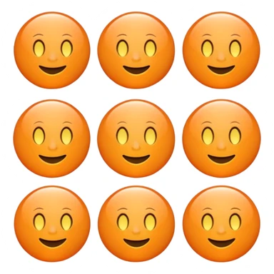 Orange circle with a white M in the Middle sticker