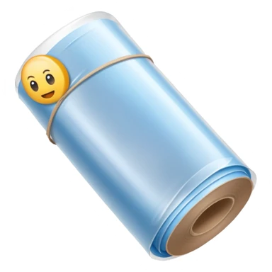 plastic wrap roll thin sticker