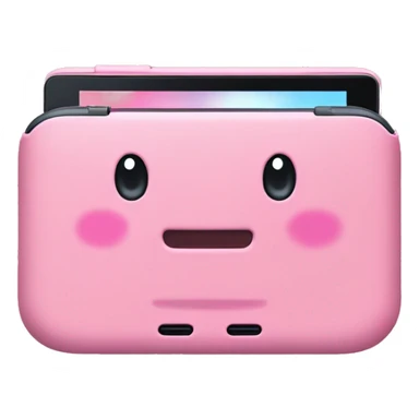 nintendo switch pink with screen sticker