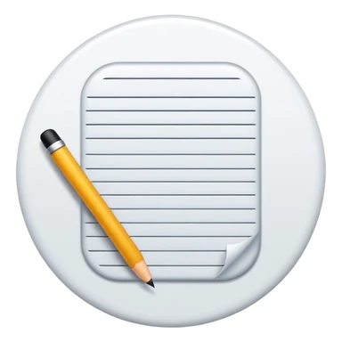 The Word "important" in writing sticker