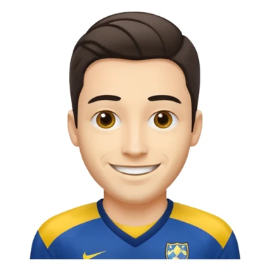 Myself in boca juniors jersey sticker