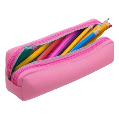 pink pencil case sticker