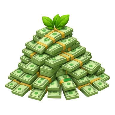 money falling sticker