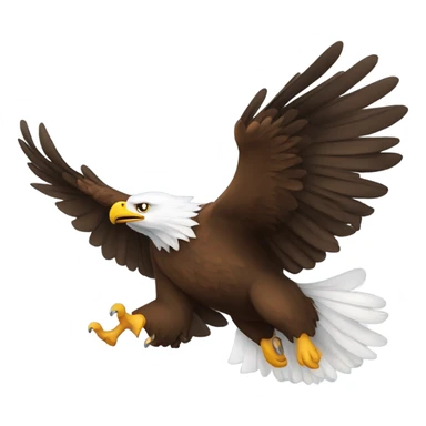 Flying eagle sticker