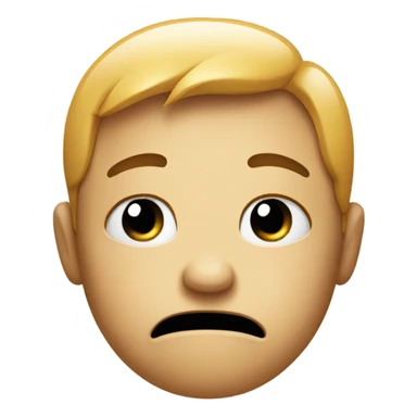 sad face with happy smile  sticker