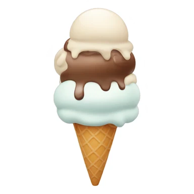 ice cream without face sticker