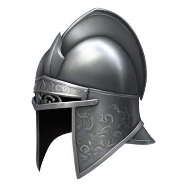 A knight's helm sticker