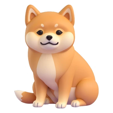 shiba inu sad sticker