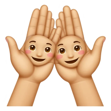 Make me emoji that is rubbing hands like fly sticker