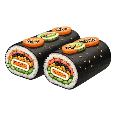 vegan kimbap sticker