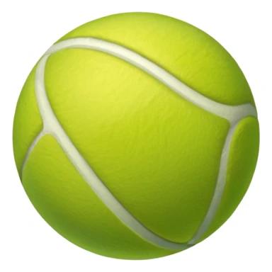 glass tennis ball sticker