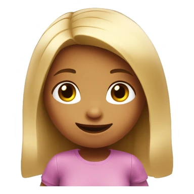 a little girl playing roblox sticker