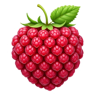 A raspberry sticker