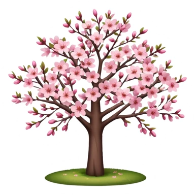 Sakura tree in the garden  sticker