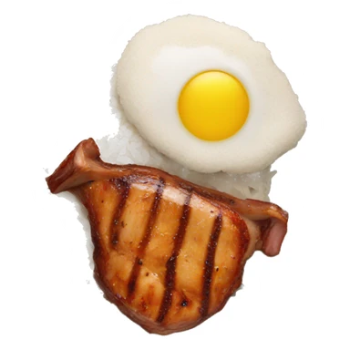 pork chops and rice sticker