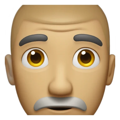 man deathstaring you sticker