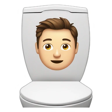 Elon musk sur les toilettes sticker