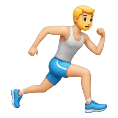 crea un emoji de una persona haciendo ejercicio sticker