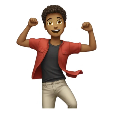 Break danse garçon ado sticker