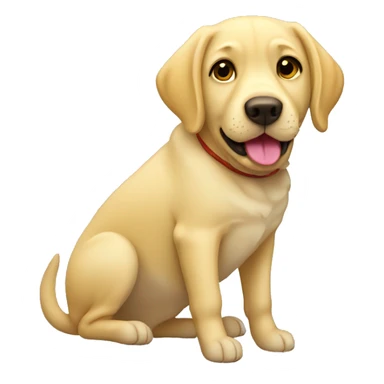 Yellow Labrador Retriever  sticker
