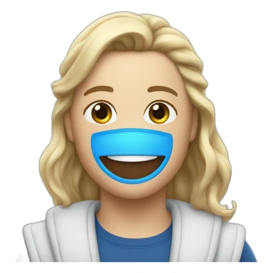 Emoji certified blue on tiktok sticker