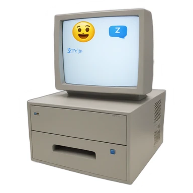 computer screen with words ZTP displayed sticker