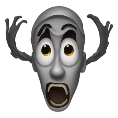 Scream movie sticker