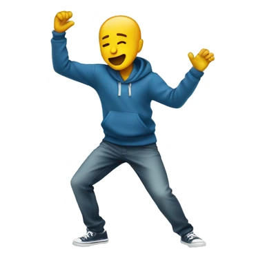 A Person making a dab sticker