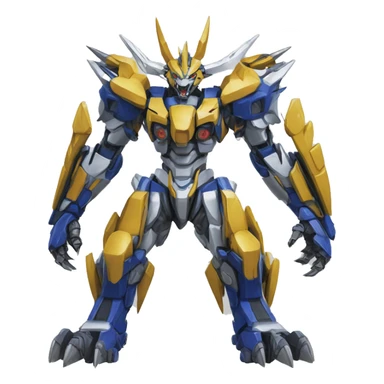 WereGarurumon-Wargreymon-Medabot-Mecha sticker