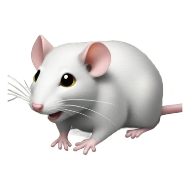 Rat eating money  sticker