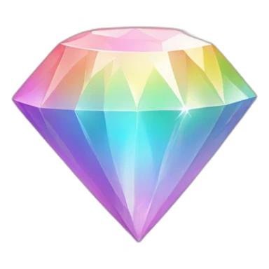 Pastel-Rainbow Diamond sticker