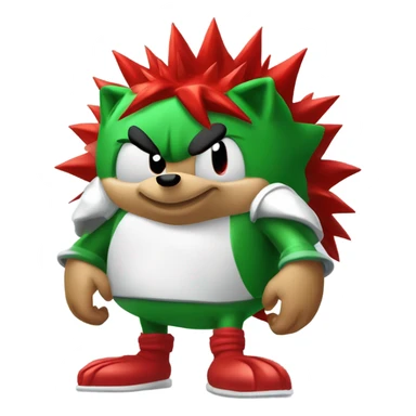 Knuckles hedge hog sticker