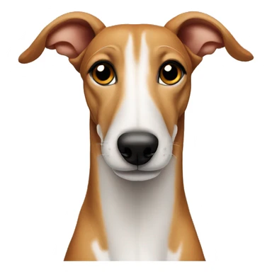 Ginger greyhound with black stripes sticker