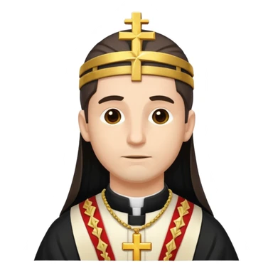 Lawful Human Priest in game sticker